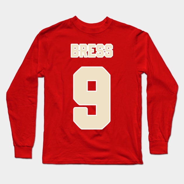 Drew Brees Long Sleeve T-Shirt by Cabello's